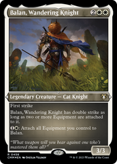 Balan, Wandering Knight (Foil Etched) [Commander Masters] | Gear Gaming Fayetteville