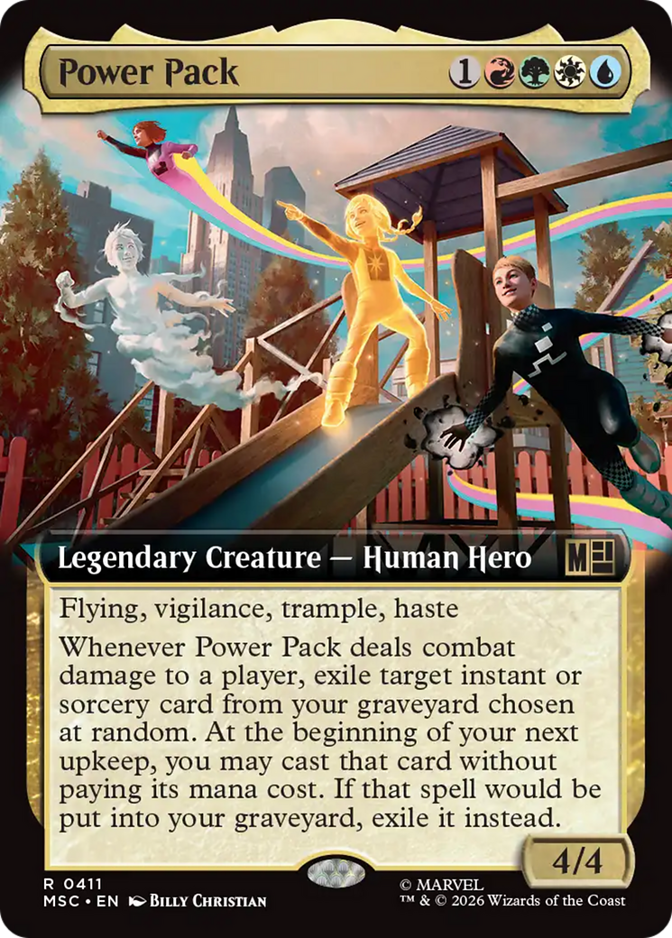 Power Pack (Extended Art) [Marvel Super Heroes Commander] | Gear Gaming Fayetteville