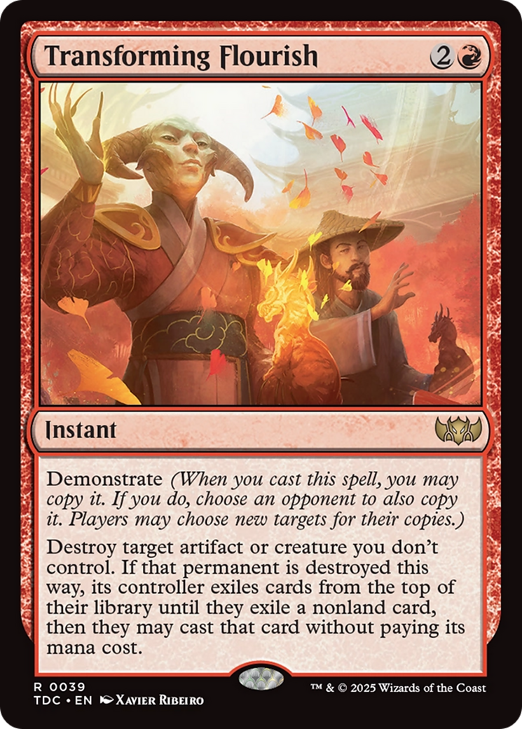 Transforming Flourish [Tarkir: Dragonstorm Commander] | Gear Gaming Fayetteville
