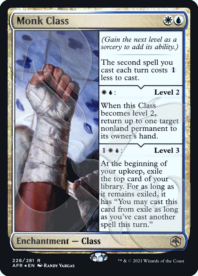 Monk Class (Ampersand Promo) [Dungeons & Dragons: Adventures in the Forgotten Realms Promos] | Gear Gaming Fayetteville