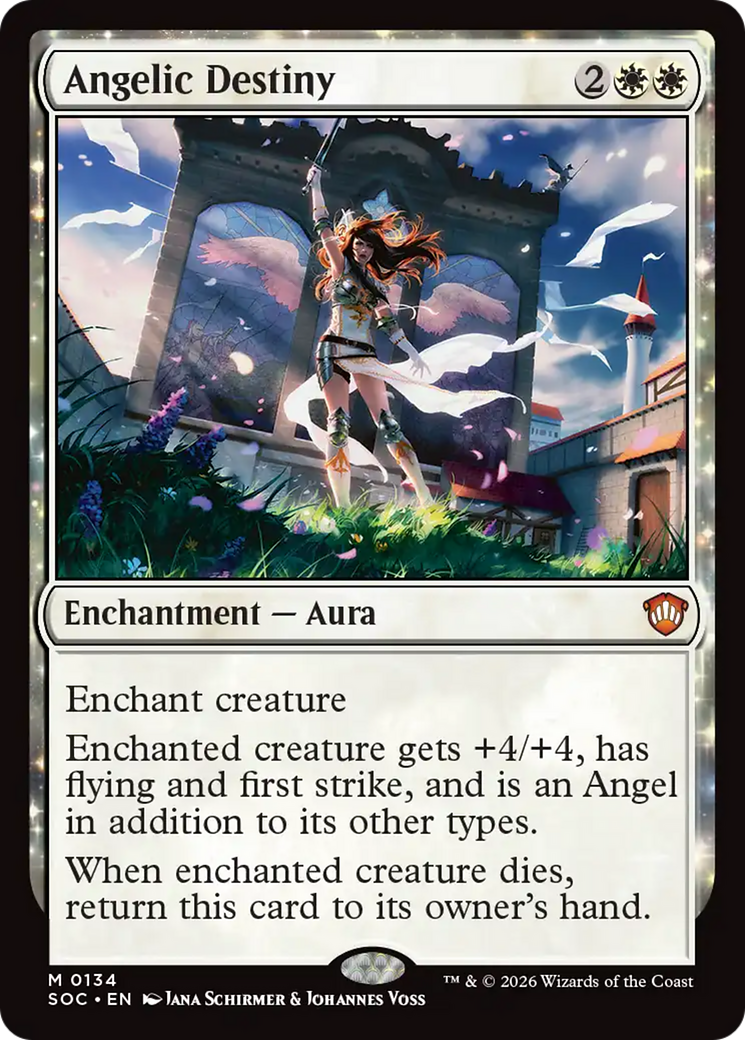 Angelic Destiny [Secrets of Strixhaven Commander] | Gear Gaming Fayetteville