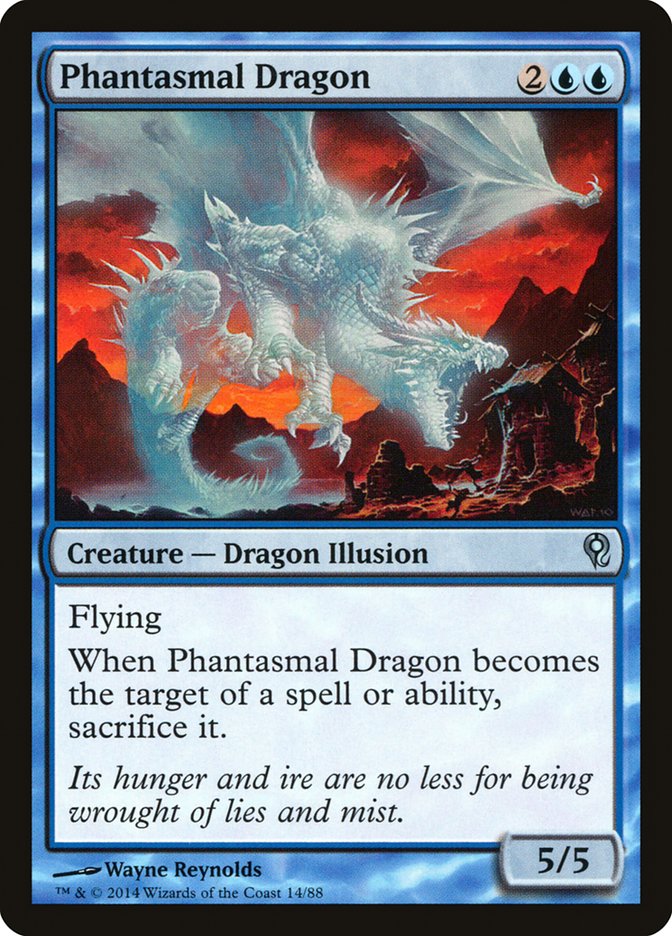 Phantasmal Dragon [Duel Decks: Jace vs. Vraska] | Gear Gaming Fayetteville