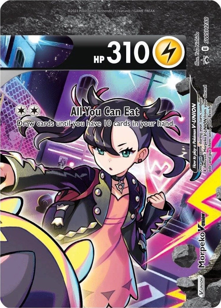 Morpeko V-Union (SWSH288) [Sword & Shield: Black Star Promos] | Gear Gaming Fayetteville