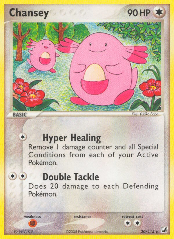 Chansey (20/115) [EX: Unseen Forces] | Gear Gaming Fayetteville