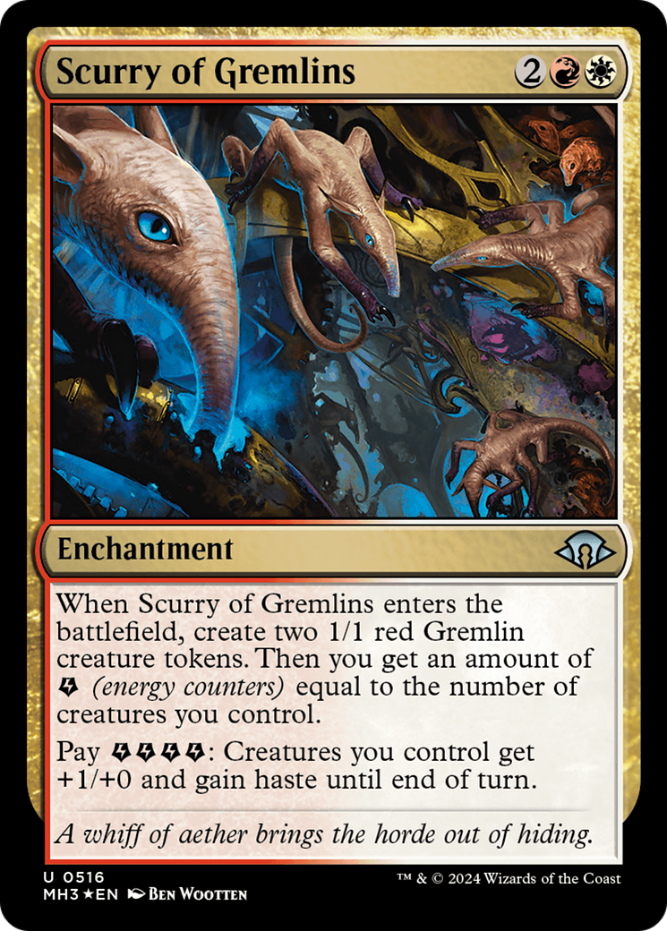 Scurry of Gremlins (Ripple Foil) [Modern Horizons 3] | Gear Gaming Fayetteville