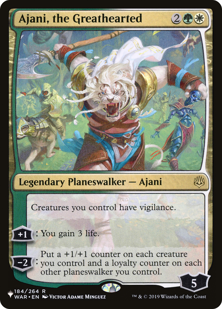 Ajani, the Greathearted [The List Reprints] | Gear Gaming Fayetteville