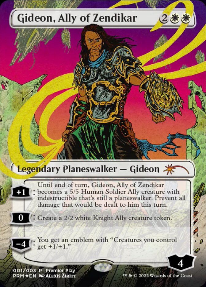 Gideon, Ally of Zendikar (Borderless) [Regional Championship Qualifiers 2022] | Gear Gaming Fayetteville