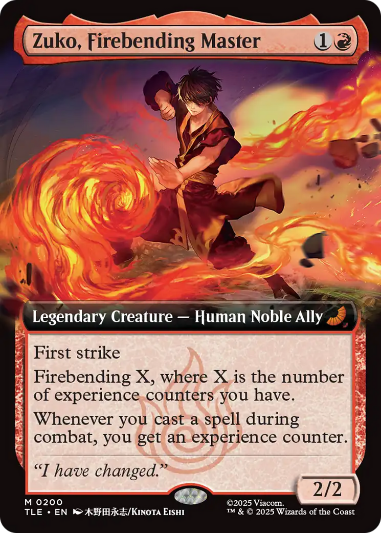 Zuko, Firebending Master (Extended Art) [Avatar: The Last Airbender: Eternal-Legal] | Gear Gaming Fayetteville
