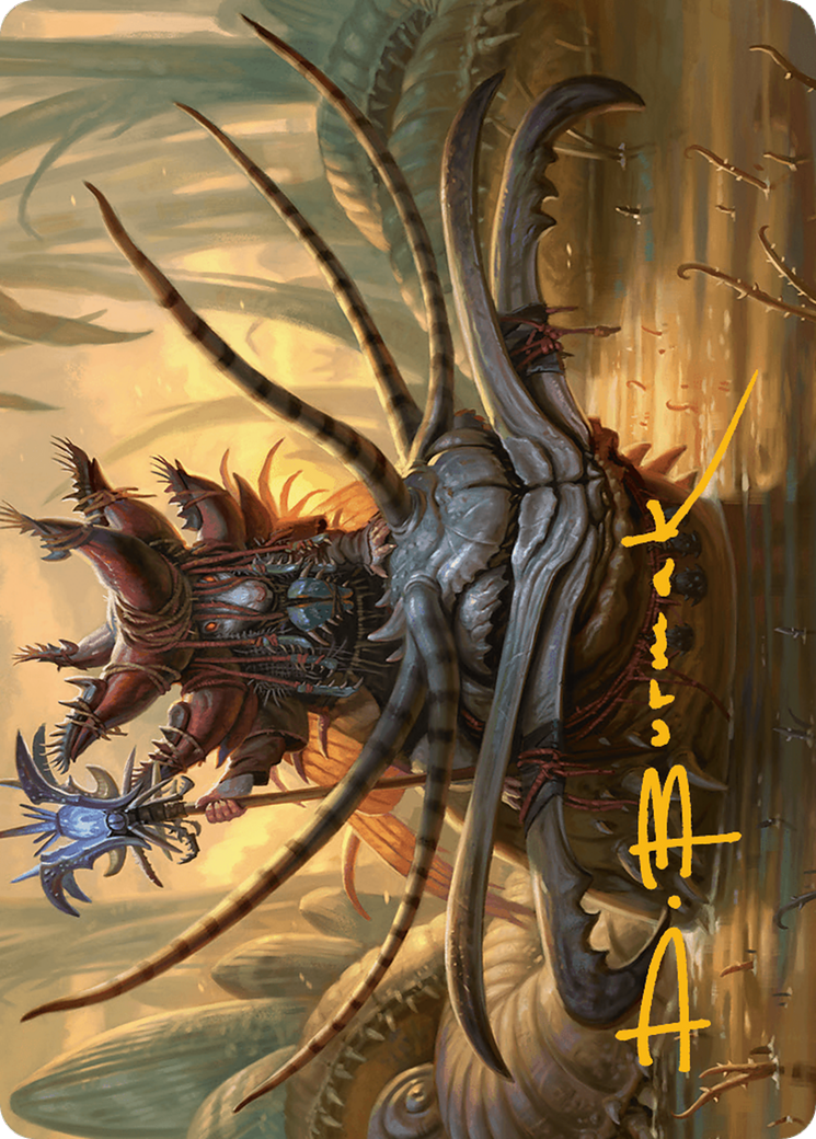 Wick's Patrol Art Card (Gold-Stamped Signature) [Bloomburrow Art Series] | Gear Gaming Fayetteville