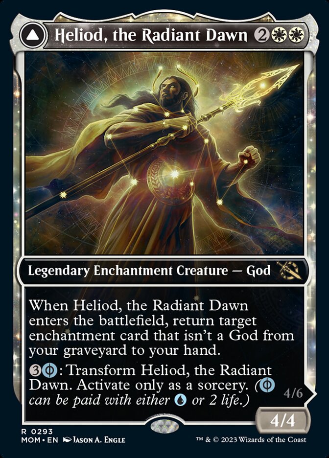 Heliod, the Radiant Dawn // Heliod, the Warped Eclipse (Showcase Planar Booster Fun) [March of the Machine] | Gear Gaming Fayetteville