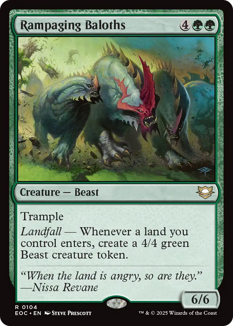 Rampaging Baloths [Edge of Eternities Commander] | Gear Gaming Fayetteville