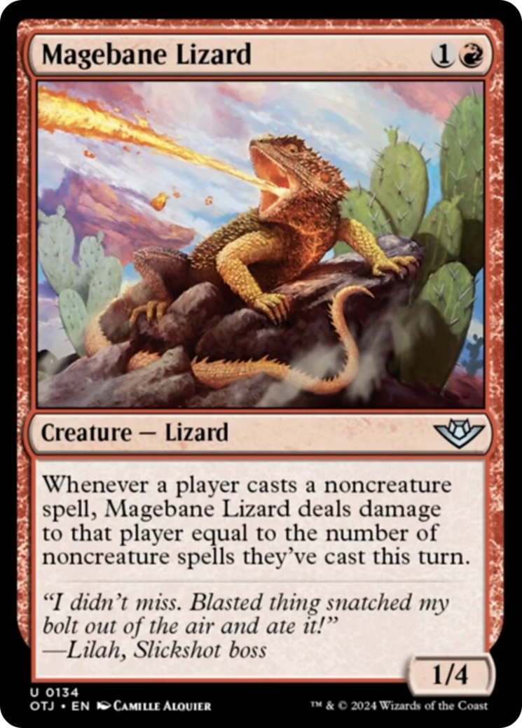 Magebane Lizard [Outlaws of Thunder Junction] | Gear Gaming Fayetteville