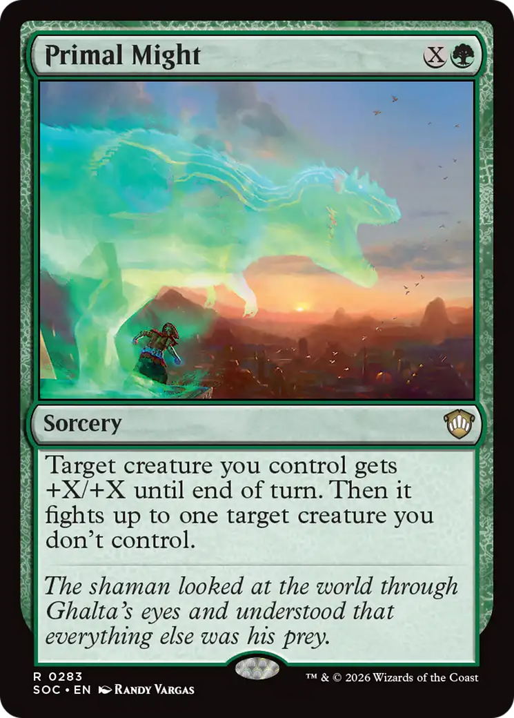 Primal Might [Secrets of Strixhaven Commander] | Gear Gaming Fayetteville