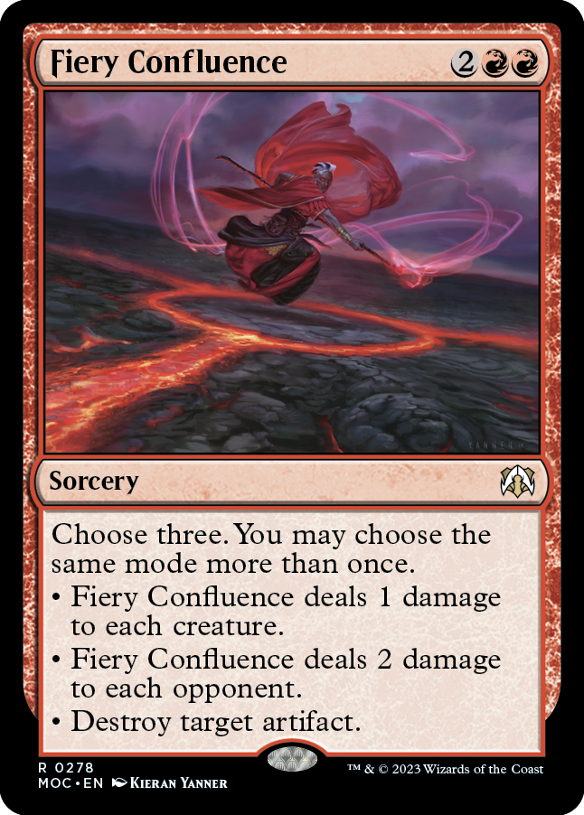 Fiery Confluence [March of the Machine Commander] | Gear Gaming Fayetteville