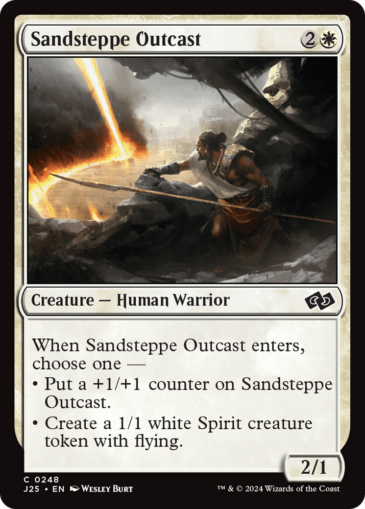 Sandsteppe Outcast [Foundations Jumpstart] | Gear Gaming Fayetteville