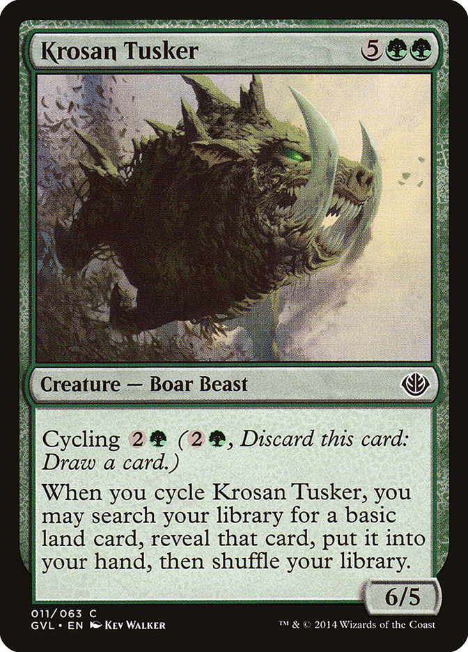 Krosan Tusker (Garruk vs. Liliana) [Duel Decks Anthology] | Gear Gaming Fayetteville