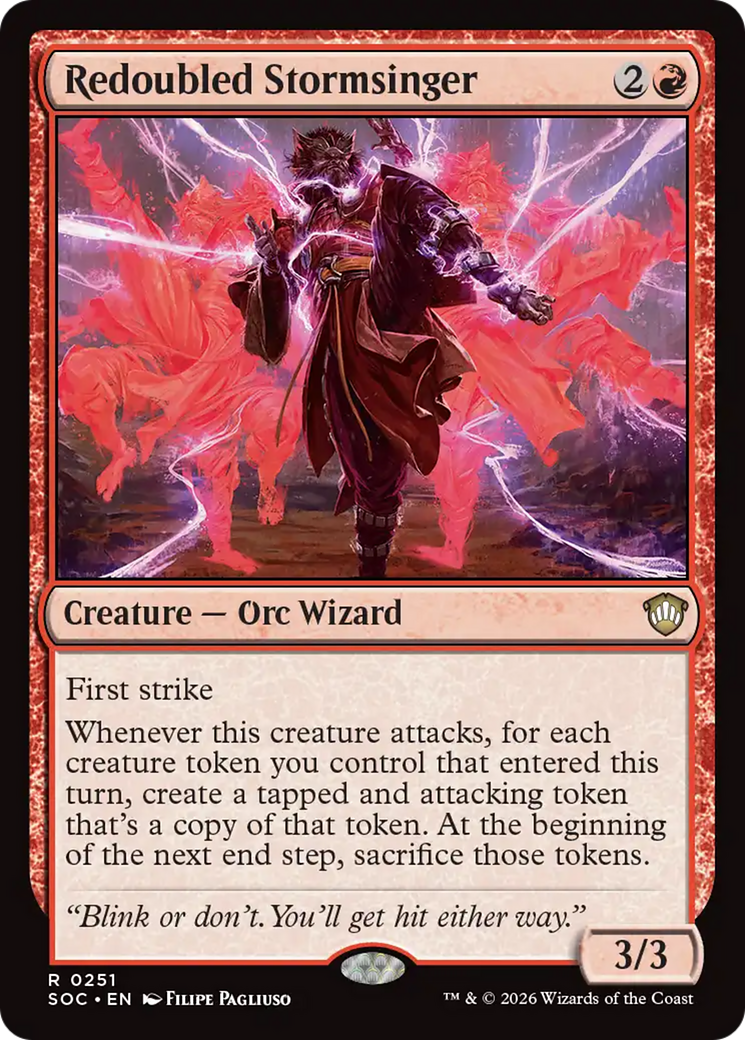 Redoubled Stormsinger [Secrets of Strixhaven Commander] | Gear Gaming Fayetteville