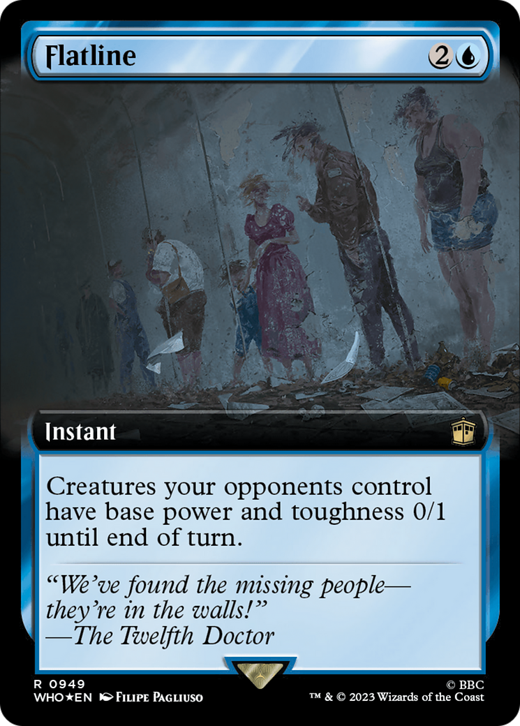 Flatline (Extended Art) (Surge Foil) [Doctor Who] | Gear Gaming Fayetteville