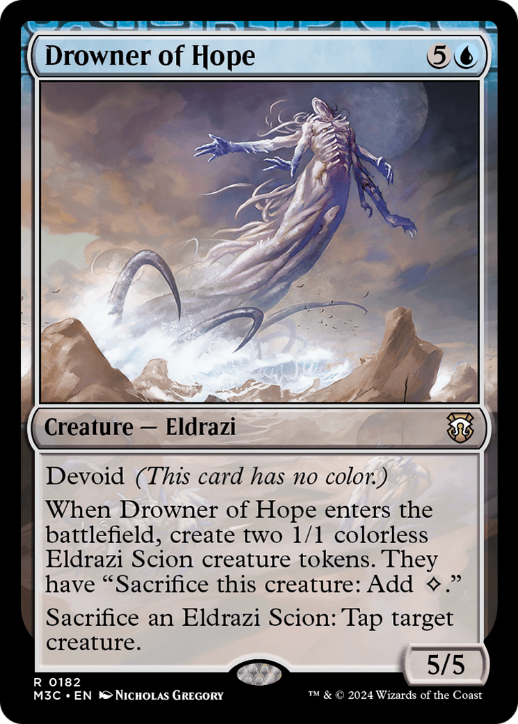 Drowner of Hope (Ripple Foil) [Modern Horizons 3 Commander] | Gear Gaming Fayetteville