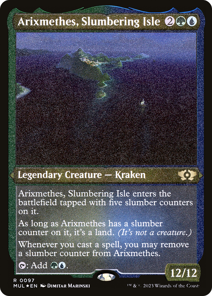 Arixmethes, Slumbering Isle (Foil Etched) [Multiverse Legends] | Gear Gaming Fayetteville