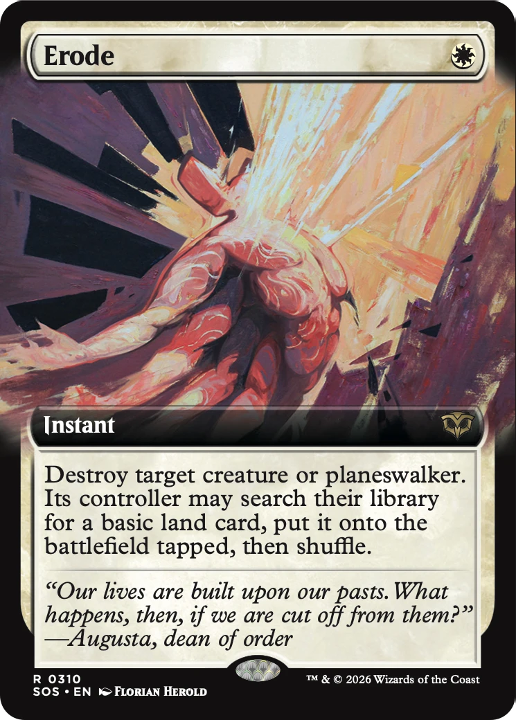 Erode (Extended Art) [Secrets of Strixhaven] | Gear Gaming Fayetteville