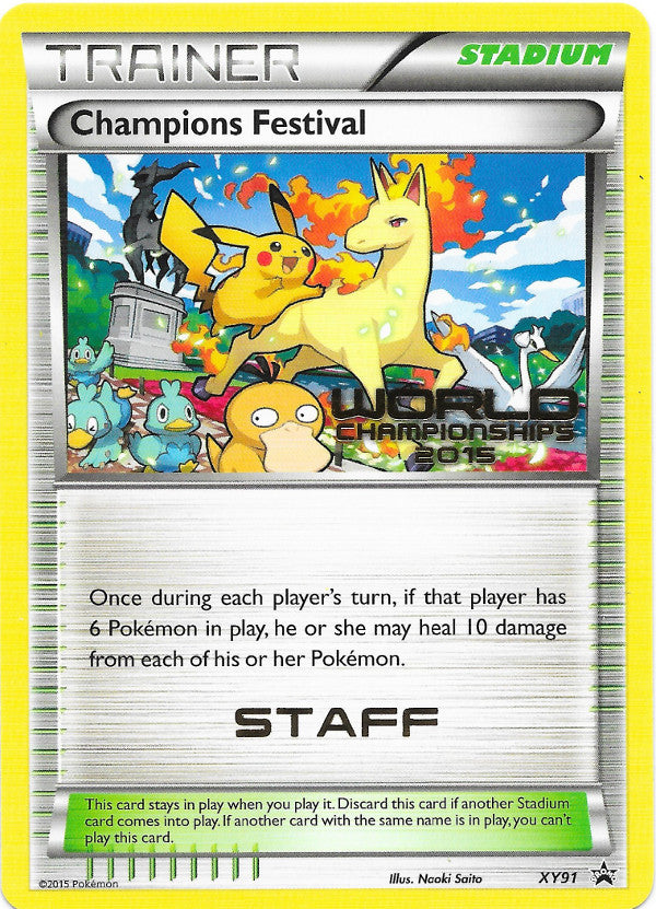 Champions Festival (XY91) (2015 Quarter Finalist) [XY: Black Star Promos] | Gear Gaming Fayetteville