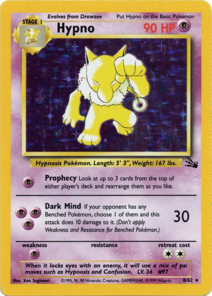 Hypno (8/62) [Fossil Unlimited] | Gear Gaming Fayetteville