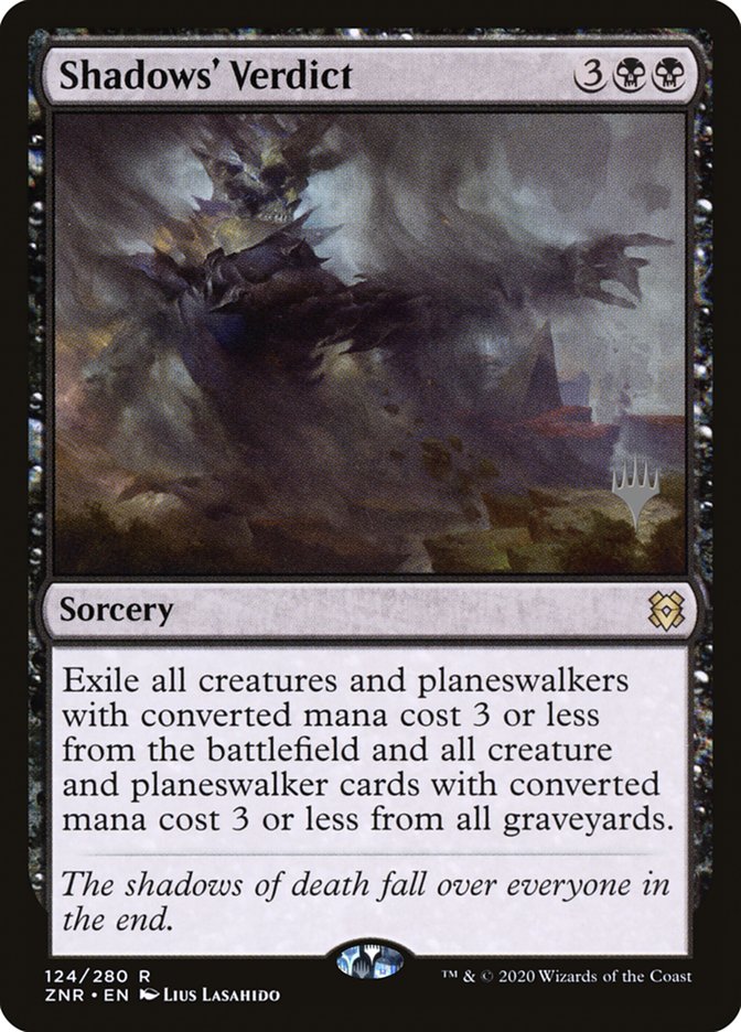 Shadows' Verdict (Promo Pack) [Zendikar Rising Promos] | Gear Gaming Fayetteville