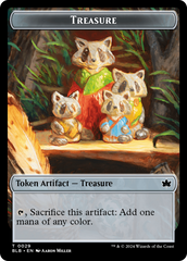 Rabbit // Treasure Double-Sided Token [Bloomburrow Tokens] | Gear Gaming Fayetteville