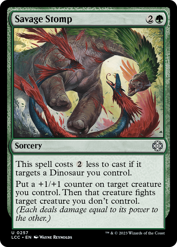 Savage Stomp [The Lost Caverns of Ixalan Commander] | Gear Gaming Fayetteville