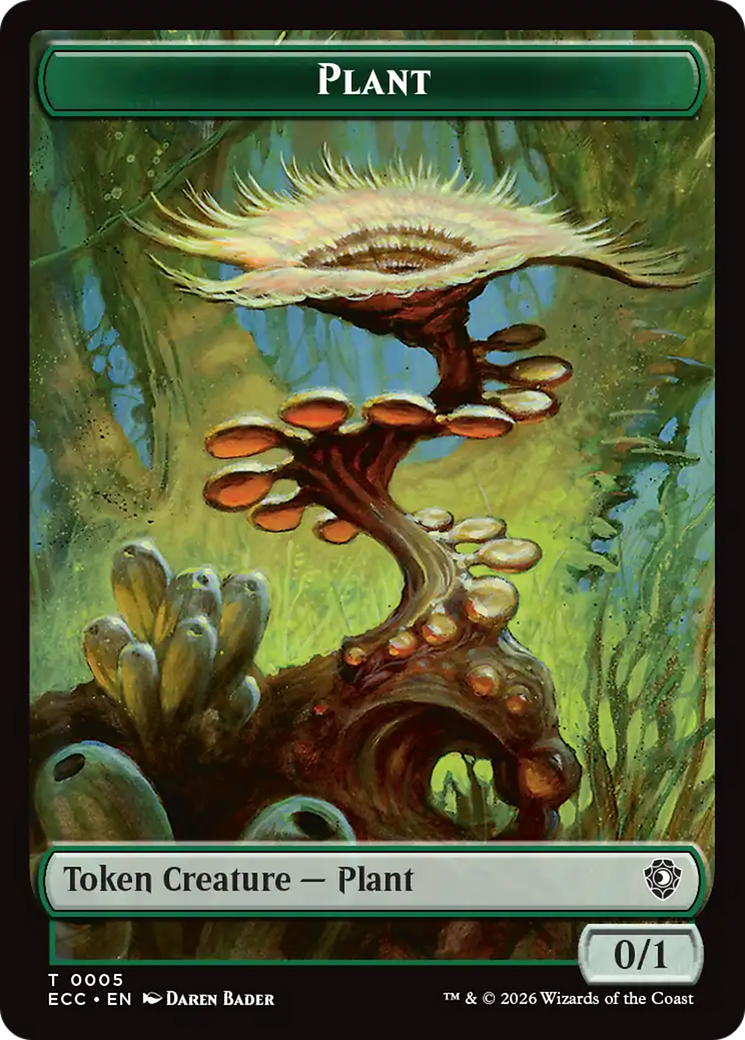 Copy // Plant Double-Sided Token [Lorwyn Eclipsed Tokens] | Gear Gaming Fayetteville
