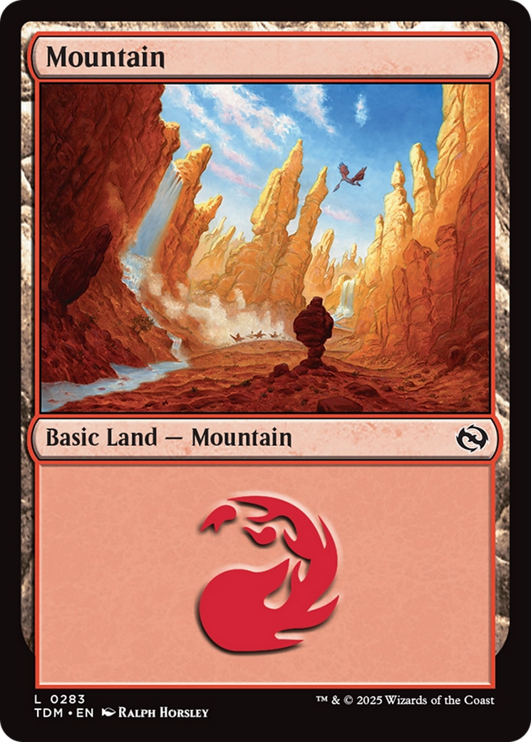 Mountain (0283) [Tarkir: Dragonstorm] | Gear Gaming Fayetteville