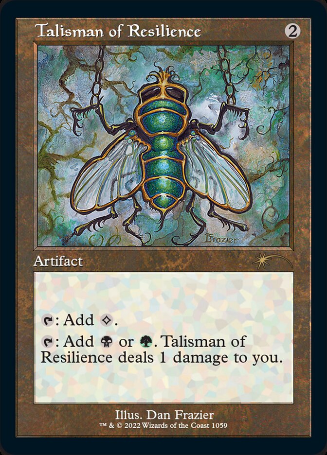 Talisman of Resilience (Foil Etched) [Secret Lair Drop Series] | Gear Gaming Fayetteville