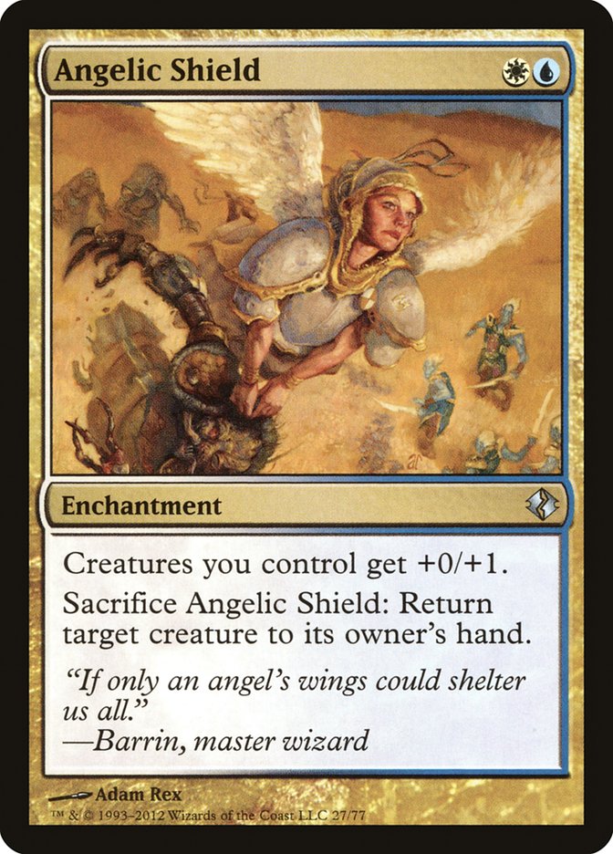 Angelic Shield [Duel Decks: Venser vs. Koth] | Gear Gaming Fayetteville