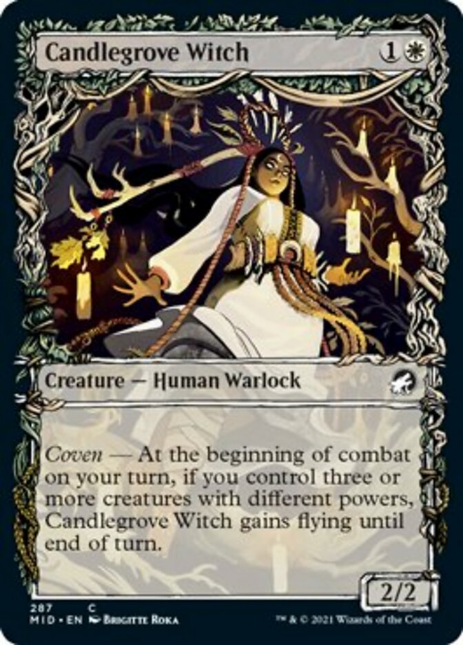 Candlegrove Witch (Showcase Equinox) [Innistrad: Midnight Hunt] | Gear Gaming Fayetteville