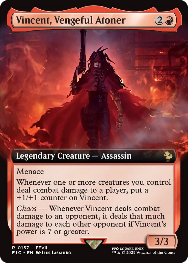 Vincent, Vengeful Atoner (Extended Art) [FINAL FANTASY Commander] | Gear Gaming Fayetteville