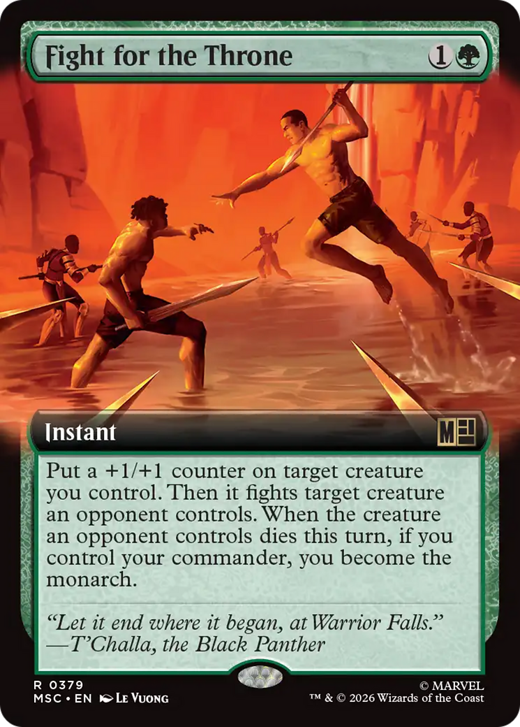 Fight for the Throne (Extended Art) [Marvel Super Heroes Commander] | Gear Gaming Fayetteville