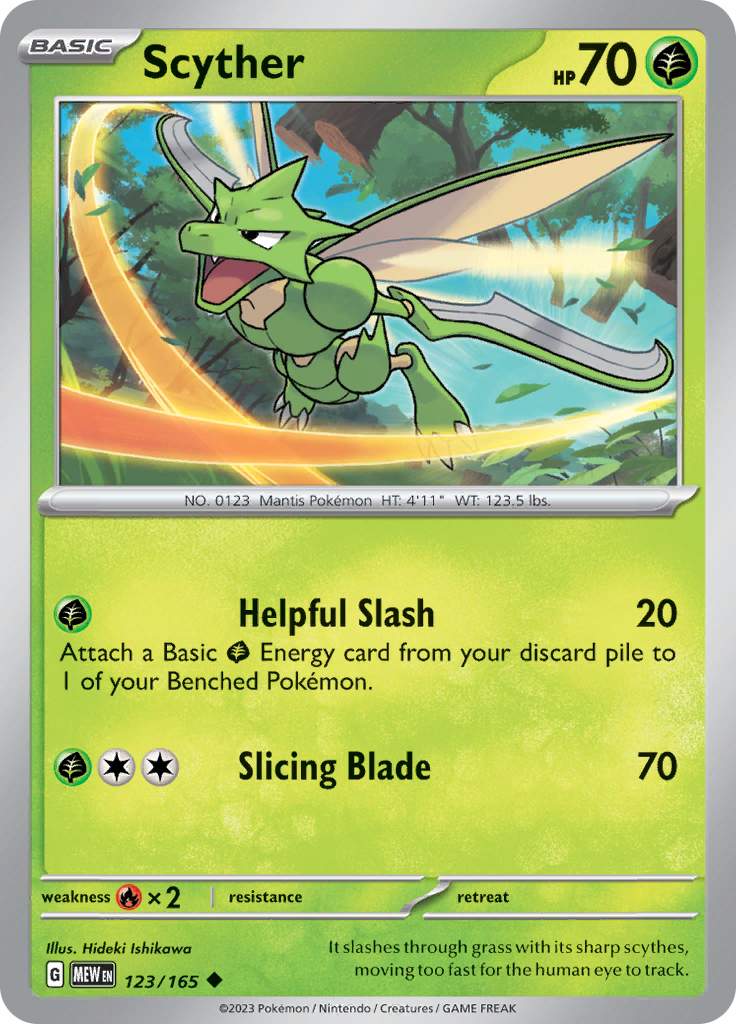 Scyther (123/165) [Scarlet & Violet 151] | Gear Gaming Fayetteville