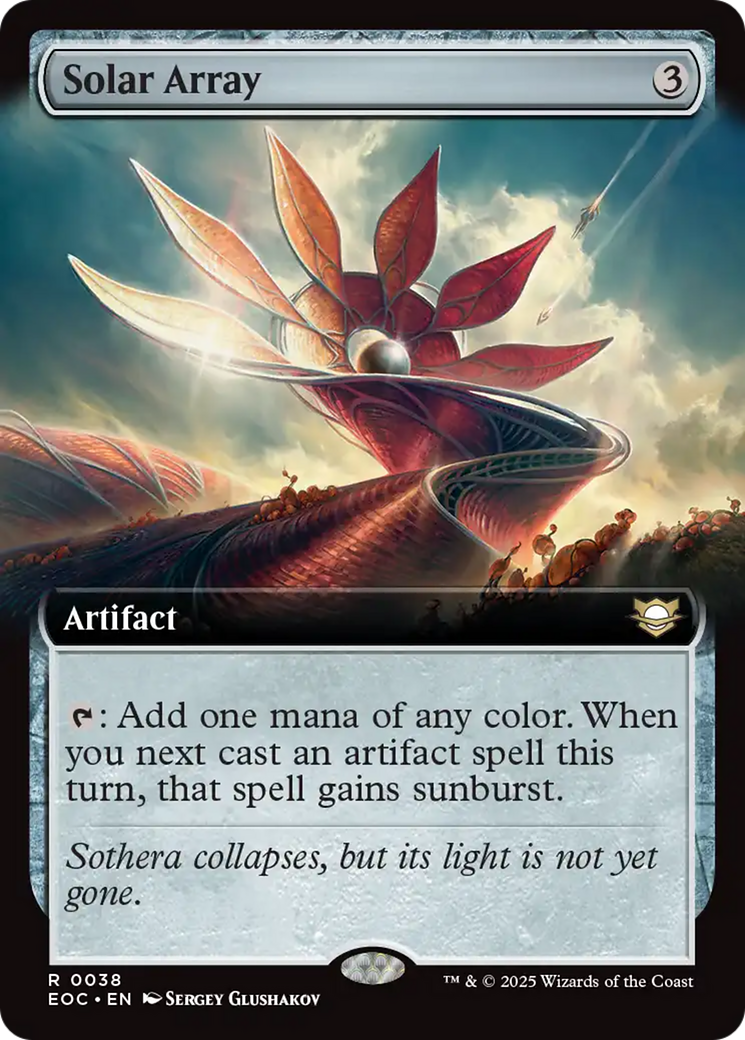 Solar Array (Extended Art) [Edge of Eternities Commander] | Gear Gaming Fayetteville