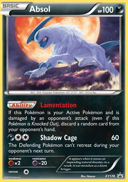 Absol (XY178) [XY: Black Star Promos] | Gear Gaming Fayetteville