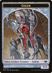 Spirit // Golem Double-Sided Token [Modern Horizons Tokens] | Gear Gaming Fayetteville