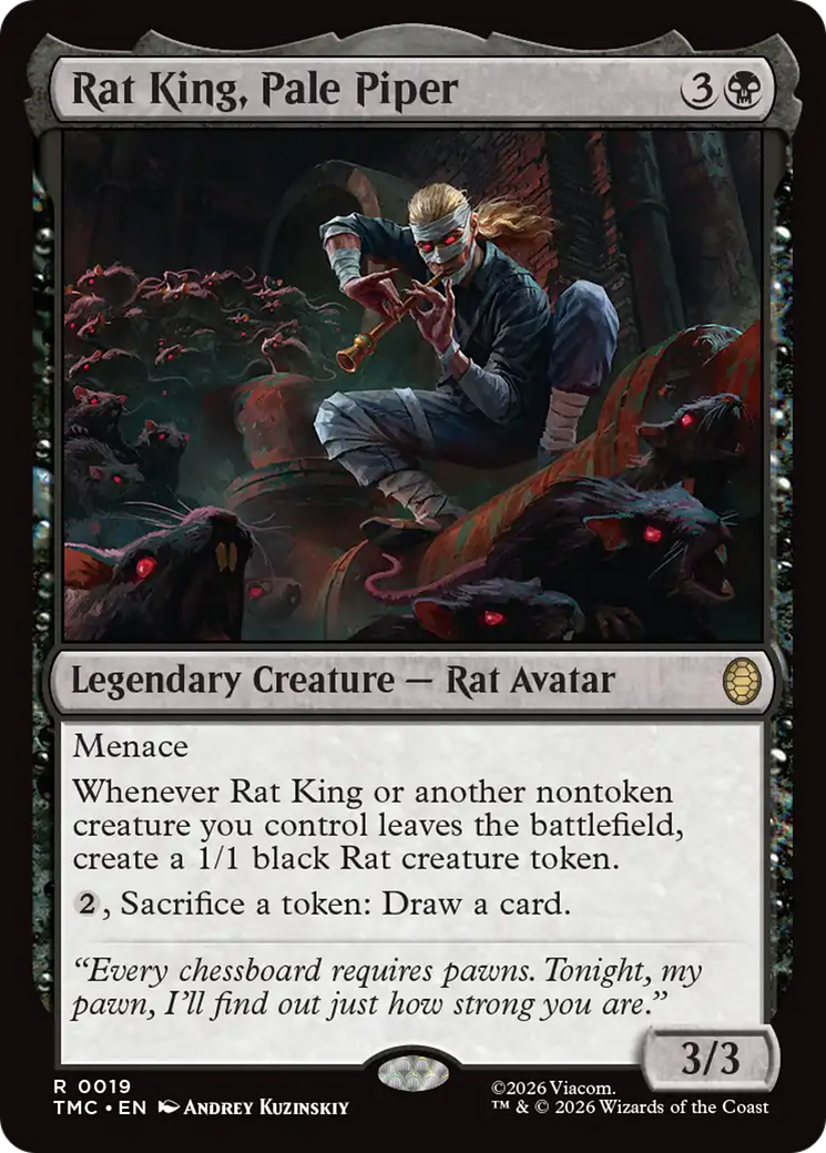 Rat King, Pale Piper [Teenage Mutant Ninja Turtles Commander] | Gear Gaming Fayetteville