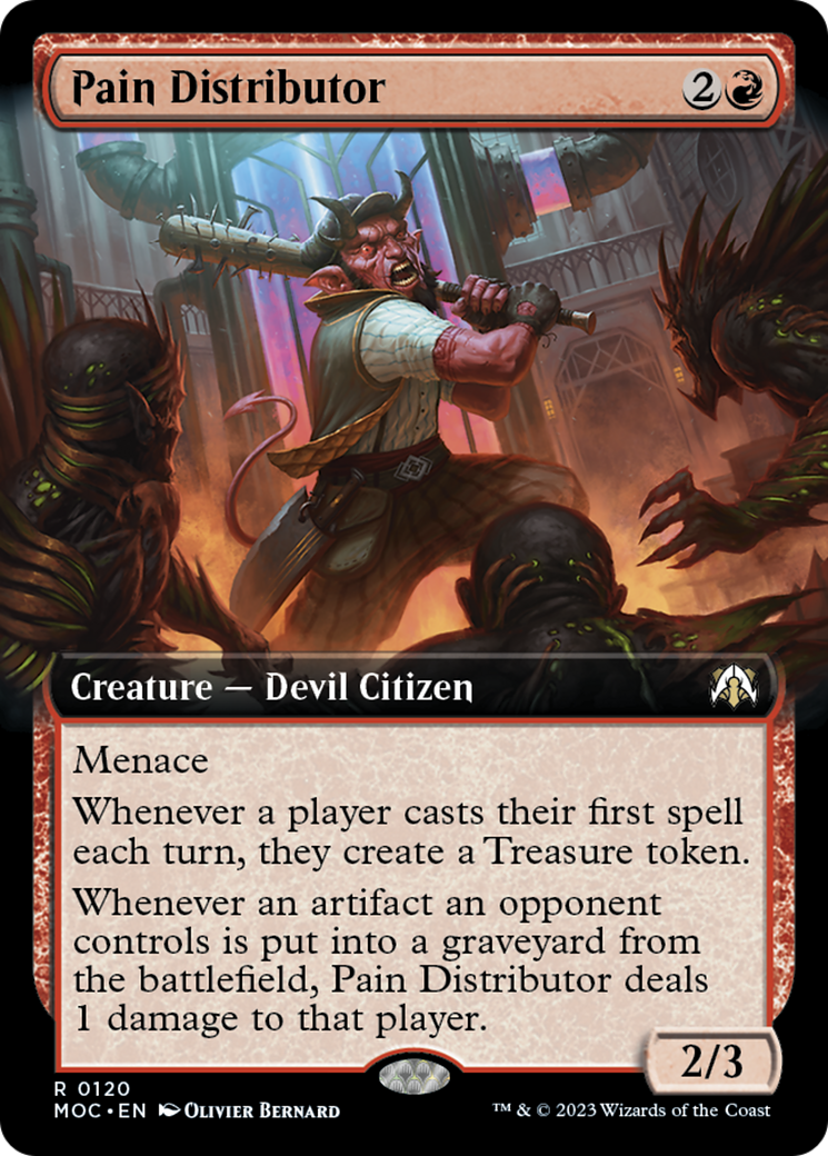 Pain Distributor (Extended Art) [March of the Machine Commander] | Gear Gaming Fayetteville