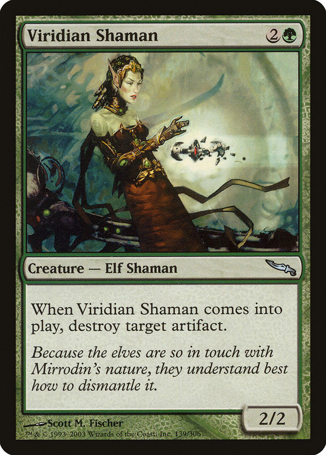 Viridian Shaman [Mirrodin] | Gear Gaming Fayetteville