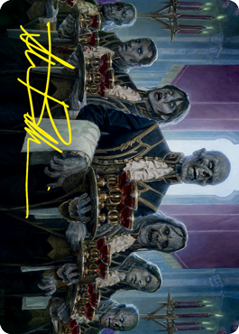Dying to Serve Art Card (Gold-Stamped Signature) [Innistrad: Crimson Vow Art Series] | Gear Gaming Fayetteville