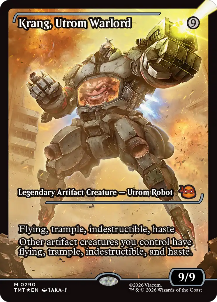 Krang, Utrom Warlord (Showcase) [Teenage Mutant Ninja Turtles] | Gear Gaming Fayetteville