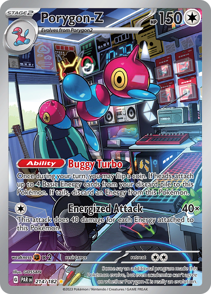 Porygon-Z (214/182) [Scarlet & Violet: Paradox Rift] | Gear Gaming Fayetteville