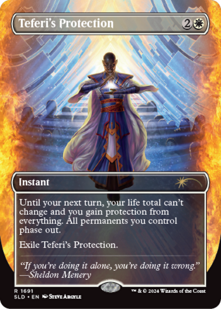 Teferi's Protection (1691) [Secret Lair: Sheldon's Spellbook] | Gear Gaming Fayetteville