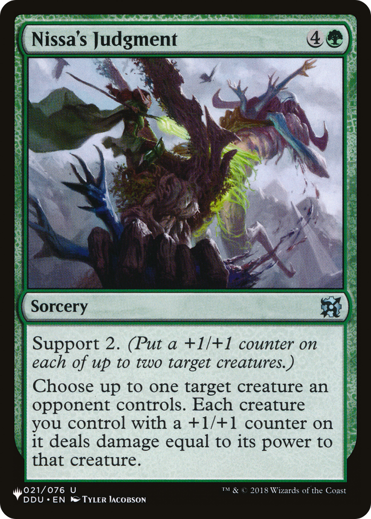 Nissa's Judgment [The List] | Gear Gaming Fayetteville
