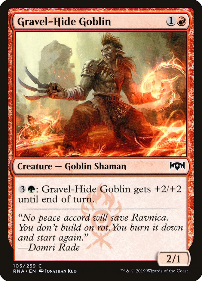 Gravel-Hide Goblin [Ravnica Allegiance] | Gear Gaming Fayetteville